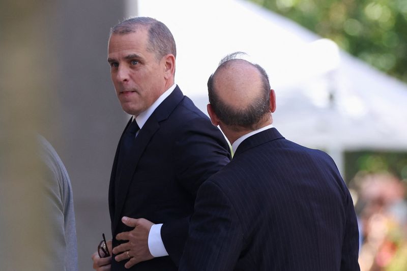 Hunter Biden urges judge to dismiss gun charges By Reuters