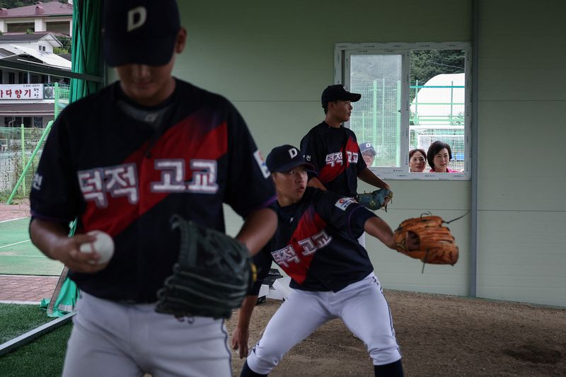 South Korea island is a field of dreams for young baseball hopefuls