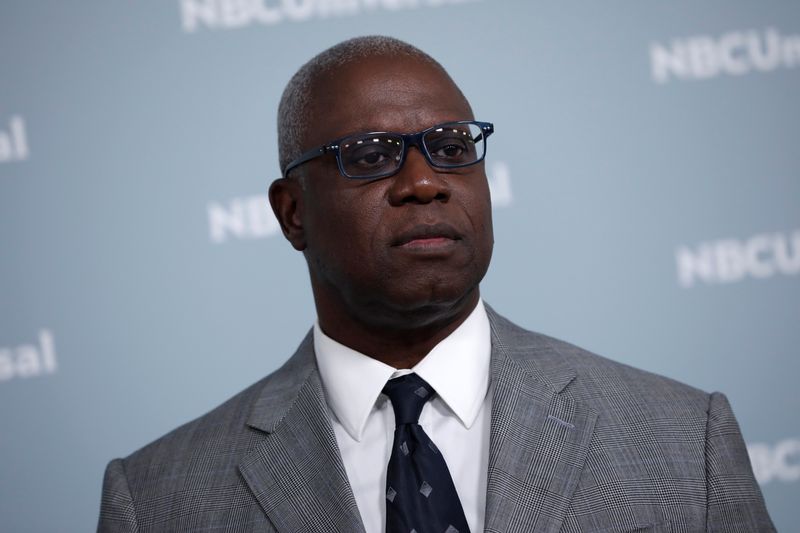 &copy; Reuters. Actor Andre Braugher from the NBC series "Brooklyn Nine-Nine" poses at the NBCUniversal UpFront presentation in New York City, New York, U.S., May 14, 2018.  REUTERS/Mike Segar/ File photo