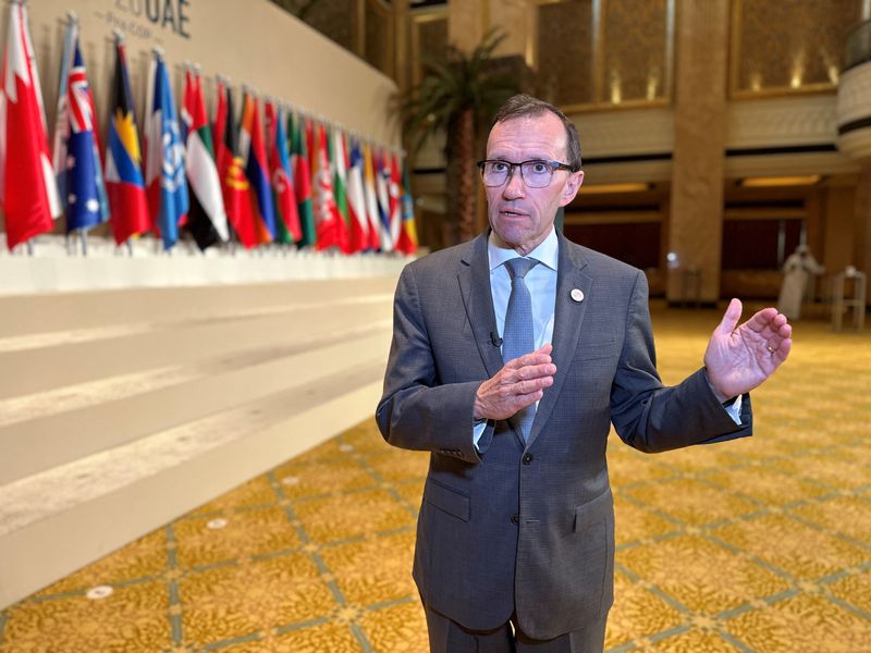 &copy; Reuters. Norway's Minister of Foreign Affairs Espen Barth Eide speaks during an interview with Reuters, in  Abu Dhabi, United Arab Emirates October 31, 2023. REUTERS/Abdel Hadi Ramahi/ File photo