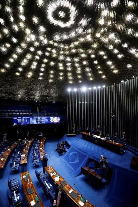 &copy; Reuters. Plenário do Senado
04/03/2021
REUTERS/Adriano Machado