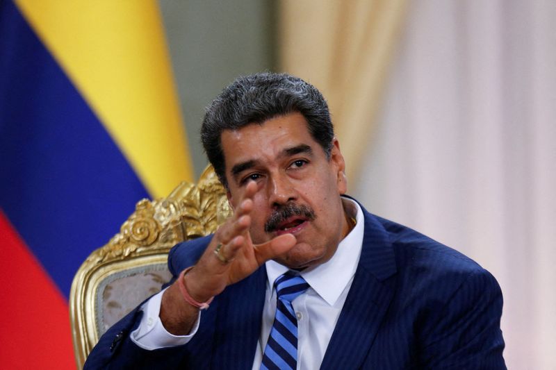 &copy; Reuters. Presidente da Venezuela Nicolás Maduro em Caracas
 16/8/2023   REUTERS/Leonardo Fernandez Viloria