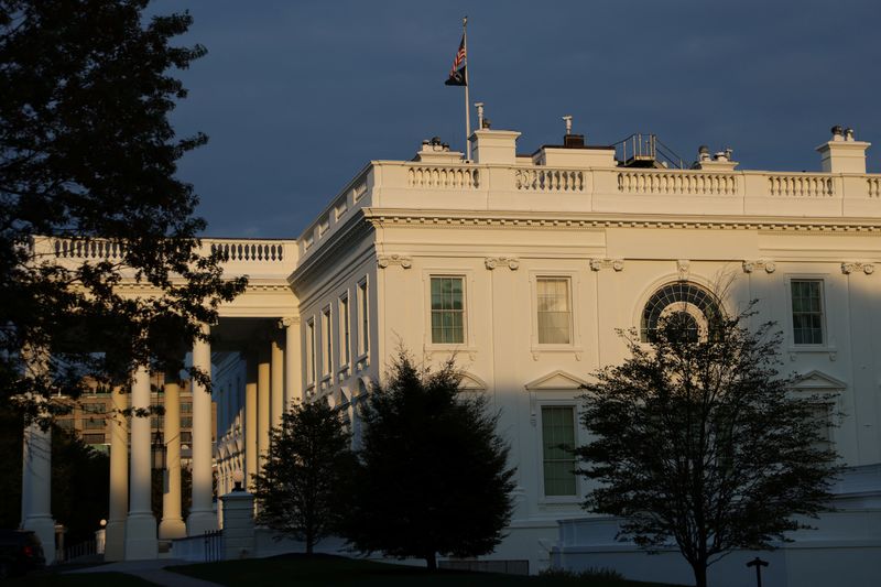 &copy; Reuters. A general view of the White House in Washington, U.S., August 27, 2023. REUTERS/Julia Nikhinson/File photo