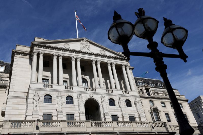 &copy; Reuters. 　１２月１４日、米ゴールドマン・サックスは、イングランド銀行（英中央銀行）が来年６月に利下げを開始すると予想した。英中銀、ロンドンで９月撮影（２０２３年　ロイター／Hollie Ad