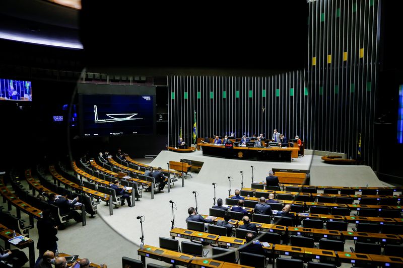 &copy; Reuters. Plenário da Câmara dos Deputados
14/09/2021
REUTERS/Adriano Machado