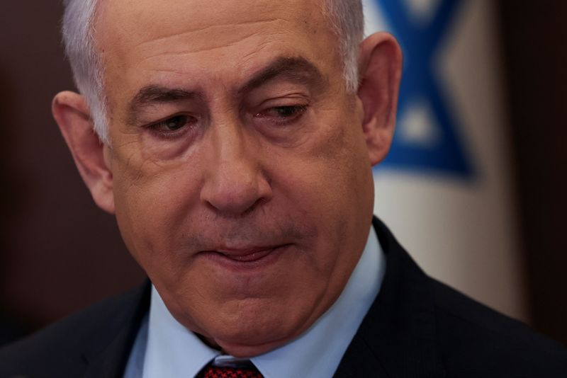 &copy; Reuters. Primeiro-ministro de Israel, Benjamin Netanyahu
10/12/2023
REUTERS/Ronen Zvulun