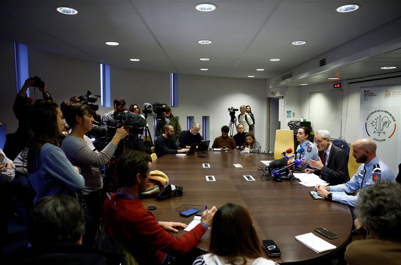 &copy; Reuters. Deputy prosecutor Antoine Leroy speaks during a press conference in Toulouse about Alex Batty, an adolescent from Britain, who disappeared six years ago in Spain and resurfaced in southern France, December 15, 2023. REUTERS/Stephane Mahe/File Photo
