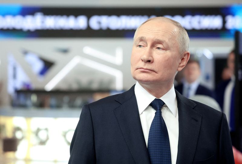 &copy; Reuters. Presidente da Rússia, Vladimir Putin, em Moscou
17/12/2023 Sputnik/Sergei Fadeichev/Pool via REUTERS