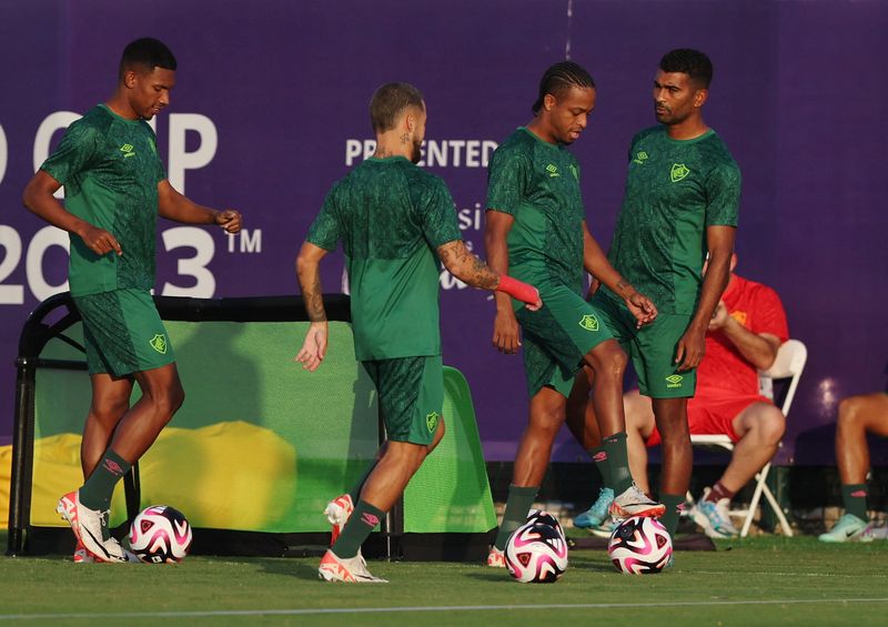&copy; Reuters. Dic 21, 2023 
Foto del jueves del entrenamiento de Fluminense antes de la final del Mundial de Clubes 
REUTERS/Amr Abdallah Dalsh