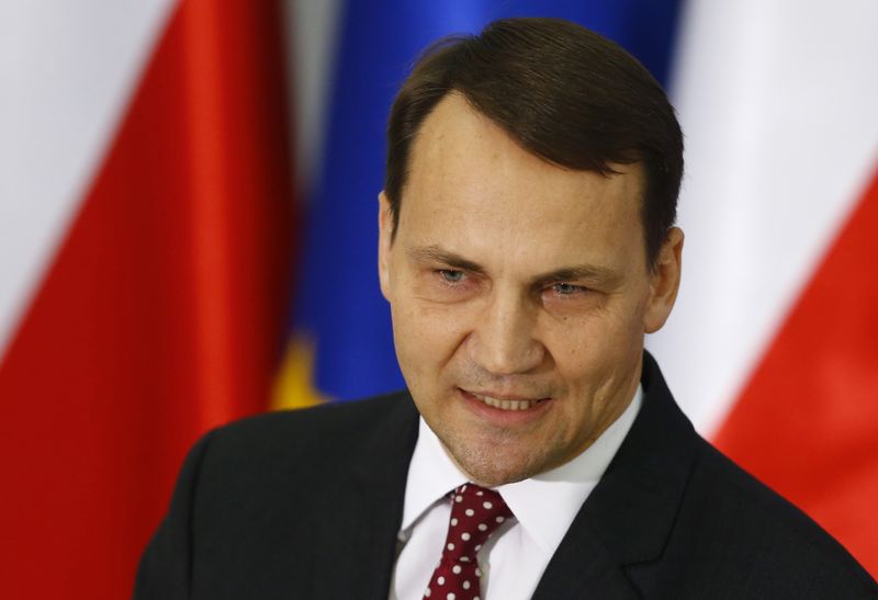 &copy; Reuters. وزير الخارجية البولندي رادوسلاف سيكورسكي في صورة من أرشيف رويترز.