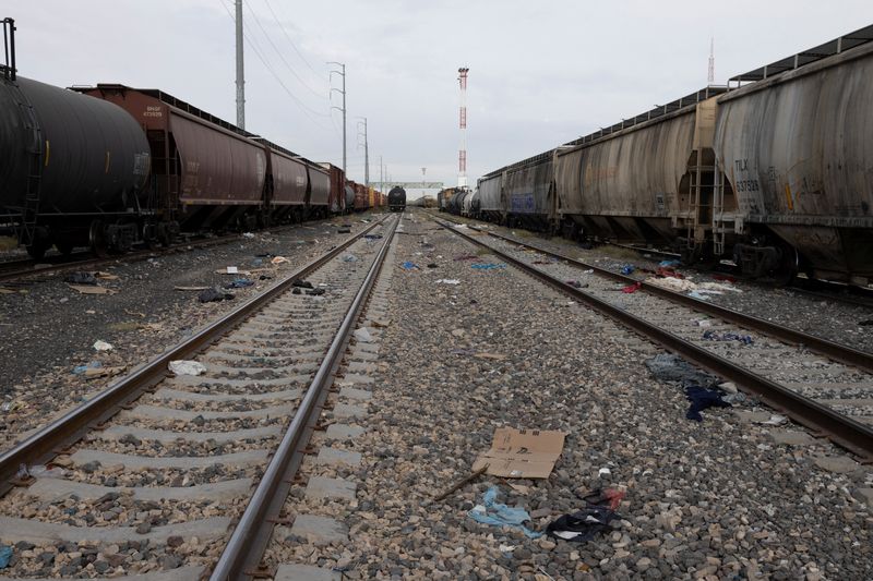&copy; Reuters. Trens de carga parados em pátio ferroviário nos EUA. REUTERS/David Peinado NO RESALES. NO ARCHIVES