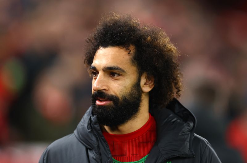 &copy; Reuters. Atacante egípcio Mohamed Salah, do Liverpool
20/12/2023
REUTERS/Molly Darlington