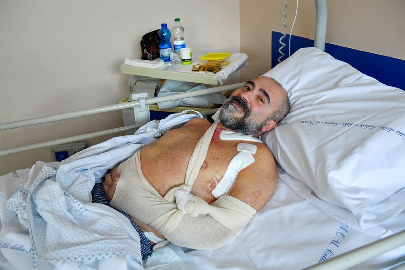 &copy; Reuters. Marcello Gaviglio se recupera em hospital em Turim
27/12/2023
REUTERS/Massimo Pinca