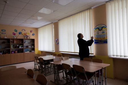 Ukraine's frontline children yearn for return to classroom By Reuters