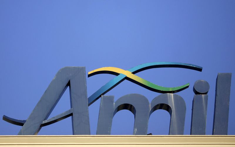 &copy; Reuters. Logo da Amil no Rio de Janeiro
08/10/2012
REUTERS/Ricardo Moraes