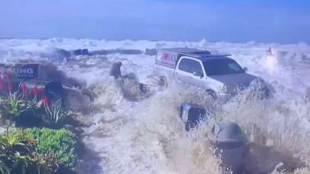 California coast braces for next onslaught of treacherous surf By Reuters