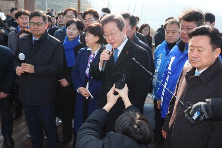 South Korea opposition chief stabbed by assailant; motive unknown By Reuters