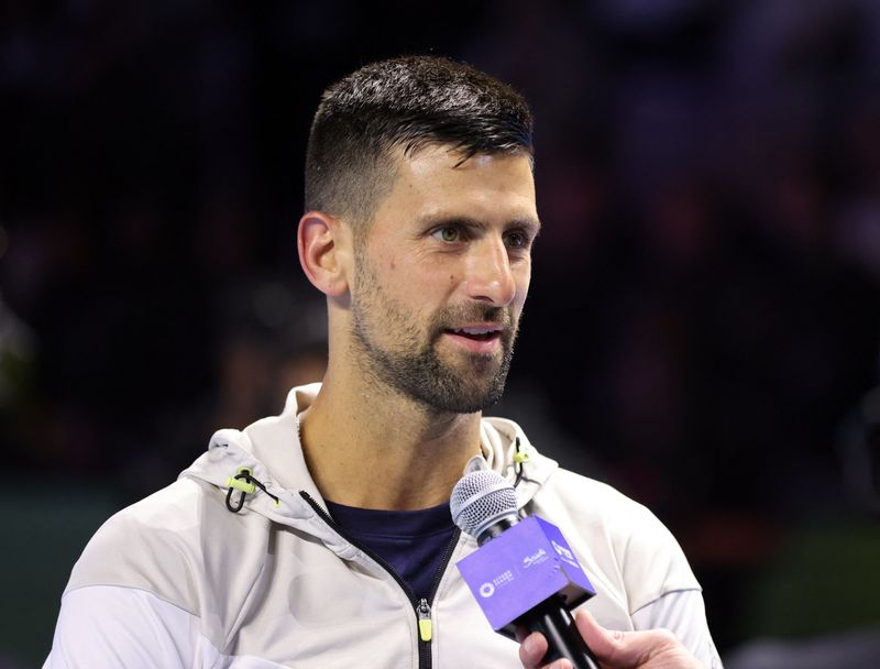 &copy; Reuters. Dic 27, 2023 
Foto de archivo de Novak Djokovic
REUTERS/Ahmed Yosri
