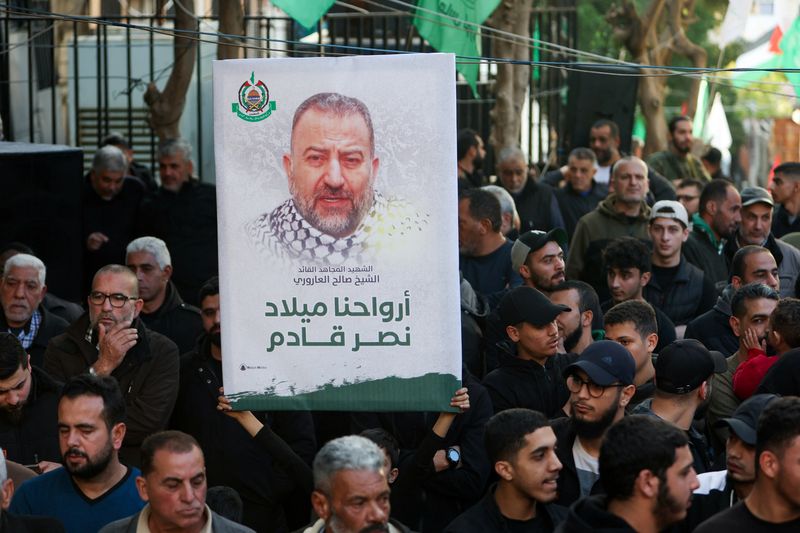 Killing of Arouri sends menacing message to Hamas chiefs, may hamper truce effort