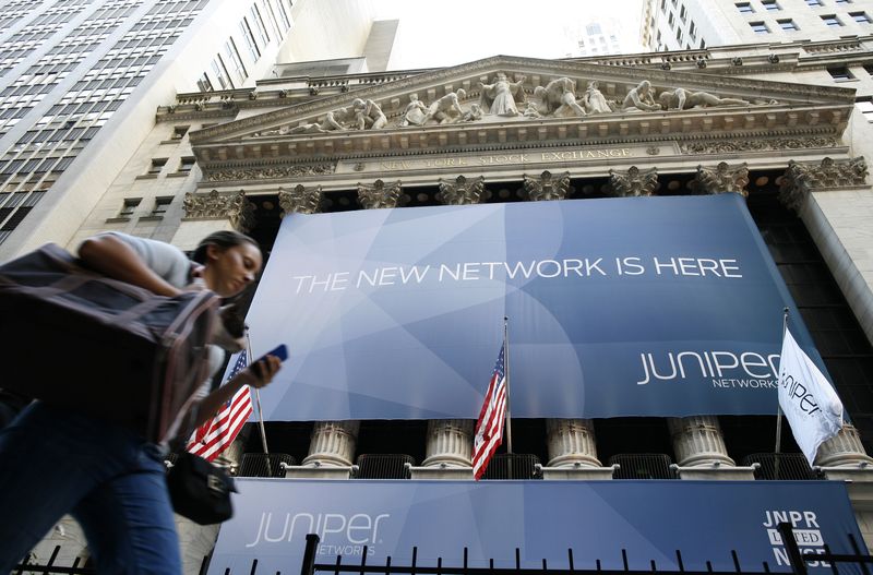Juniper soars on reports Hewlett Packard Enterprise close to $13 billion deal