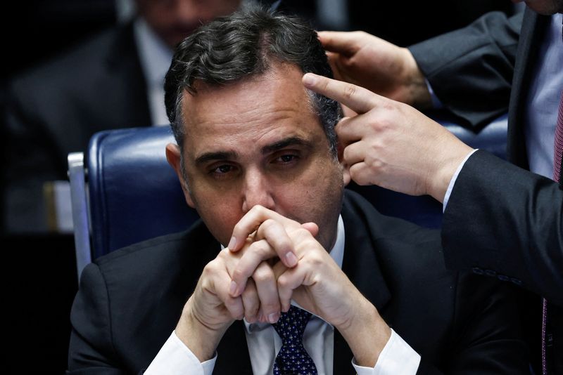 &copy; Reuters. Presidente do Senado, Rodrigo Pacheco
08/11/2023
REUTERS/Adriano Machado