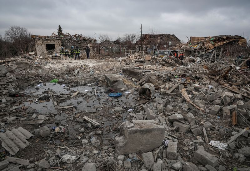 &copy; Reuters. Ataque russo perto de Pokrovsk, na região ucraniana de Donetsk 
 7/1/2024   REUTERS/Oleksandr Ratushniak