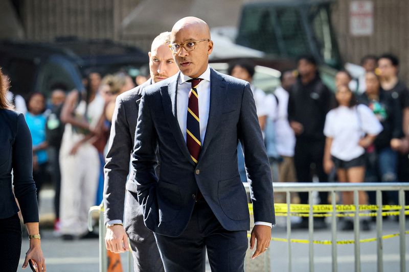 &copy; Reuters. FILE PHOTO: Damian Williams, U.S. Attorney for the Southern District of New York, arrives to attend the trail of former FTX Chief Executive Sam Bankman-Fried who is facing fraud charges over the collapse of the bankrupt cryptocurrency exchange, at Federal