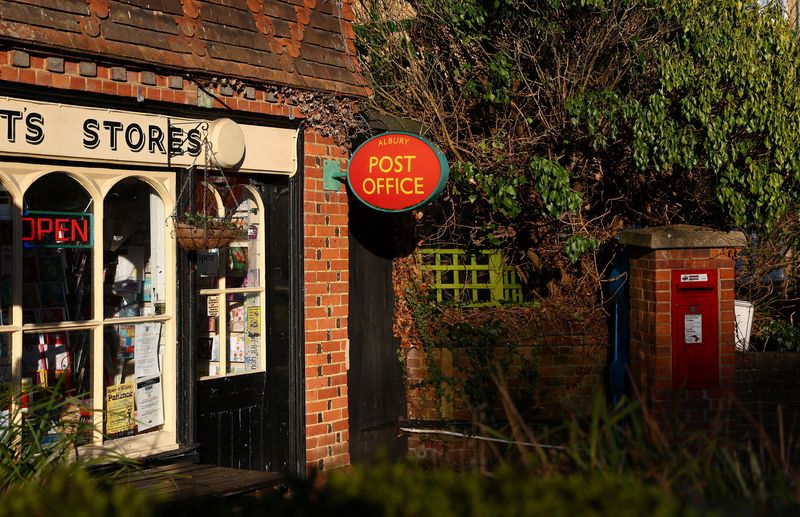 © Reuters. A rural post office and village store is seen in Albury, Britain, January 10, 2024.  REUTERS/Peter Nicholls