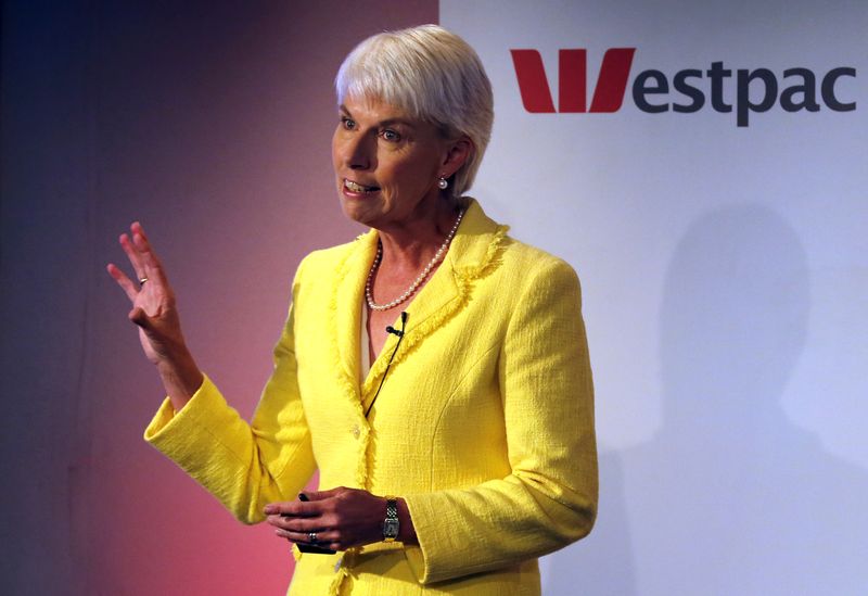 &copy; Reuters. Westpac Banking Corp Chief Executive Officer Gail Kelly speaks during a media conference in Sydney November 4, 2013. REUTERS/David Gray/File Photo