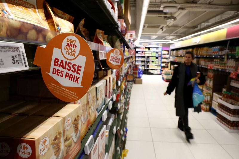 &copy; Reuters. Un hypermarché à Paris. /Photo prise le 4 janvier 2024/REUTERS/Stéphanie Lecocq