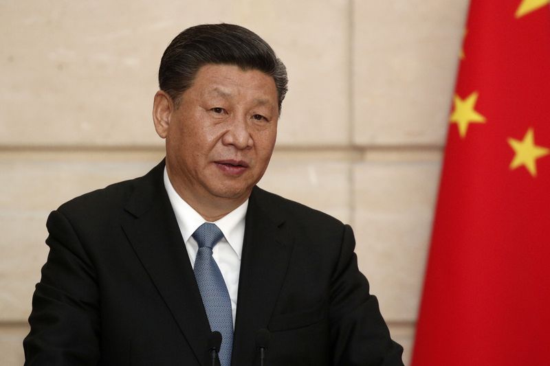 &copy; Reuters. Presidente da China, Xi Jinping 
25/03/2019. Yoan Valat/Pool via REUTERS/File Photo