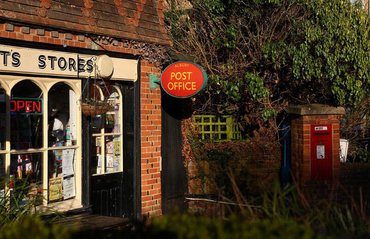 © Reuters. A rural post office and village store is seen in Albury, Britain, January 10, 2024.  REUTERS/Peter Nicholls