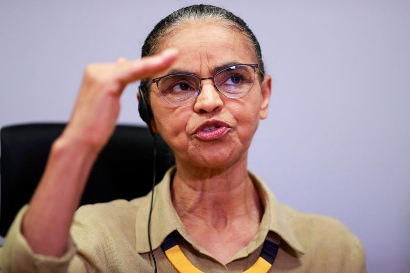 &copy; Reuters. Ministra do Meio Ambiente e Mudança do Clima, Marina Silva, em Brasília
30/01/2023
REUTERS/Ueslei Marcelino