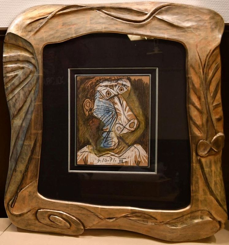 &copy; Reuters. El cuadro "Tete" de Pablo Picasso, robado hace catorce años en Israel y hallado en Bélgica, en esta imagen sin fecha. Parquet de Namur/Handout vía REUTERS. ESTA IMAGEN HA SIDO SUMINISTRADA POR TERCEROS.