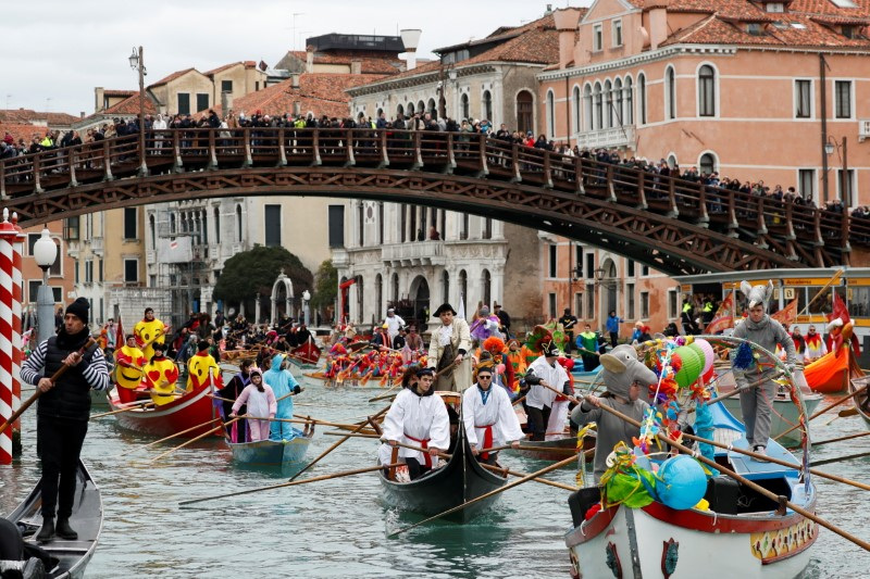 &copy; Reuters. Carnaval em Veneza, na Itália
05/02/2023
REUTERS/Remo Casilli