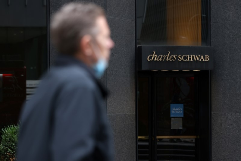 Charles Schwab profit drops as costly deposits squeeze interest revenue