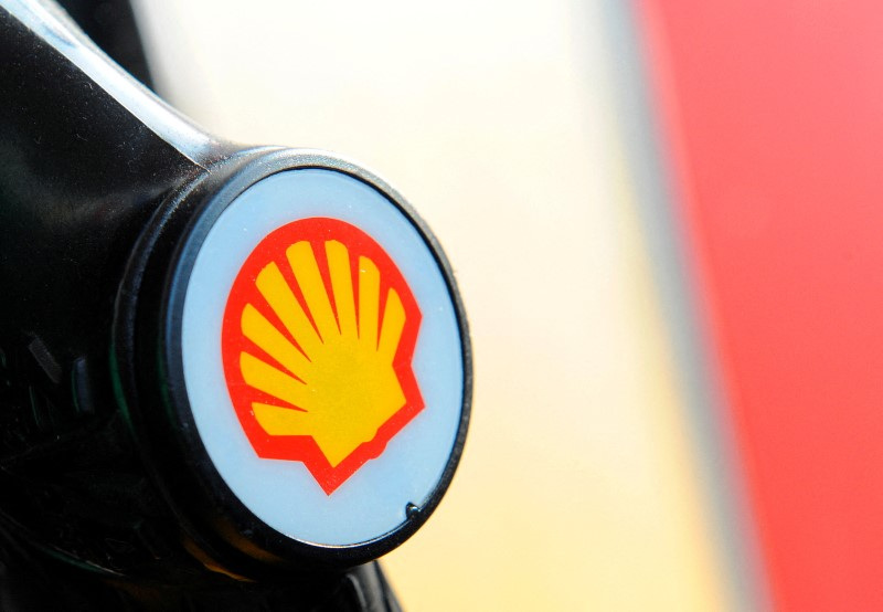 &copy; Reuters. FILE PHOTO: A Shell logo is seen on a pump at a petrol station in London April 28, 2010. REUTERS/Toby Melville/File Photo 