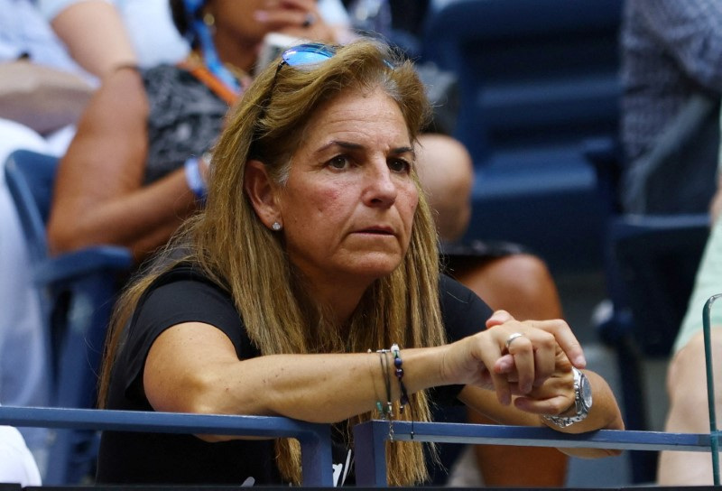 &copy; Reuters. لاعبة التنس الإسبانية السابقة أرانتشا سانشيز فيكاريو خلال إحدي المباريات ببطولة أمريكا المفتوحة للتنس في نيويورك بصورة من أرشيف رويترز.