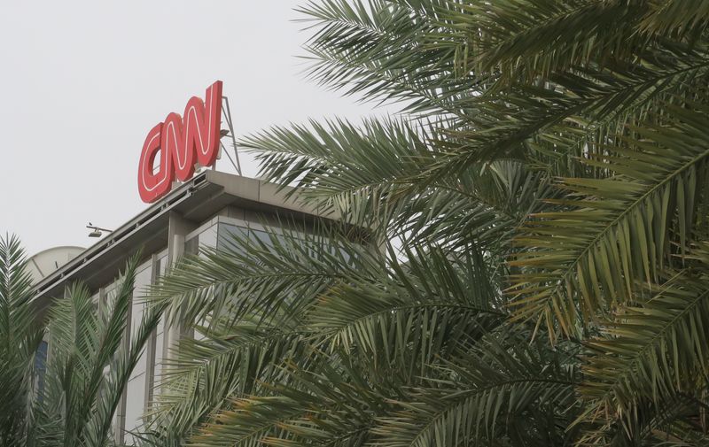 &copy; Reuters. The CNN building in Dubai Media City Park in seen through palm trees in Dubai, March 17, 2016.   REUTERS/Russell Boyce/File Photo
