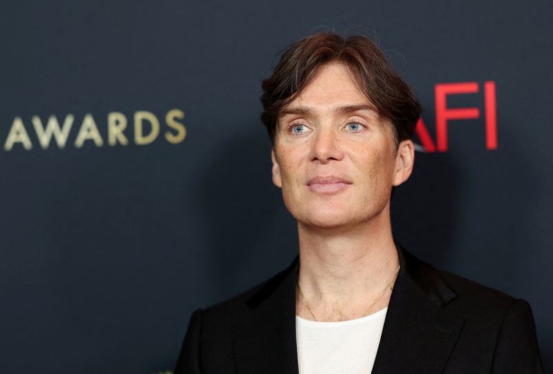 &copy; Reuters. Cillian Murphy em premiação da AFI em Los Angeles
12/01/2024
REUTERS/Mario Anzuoni