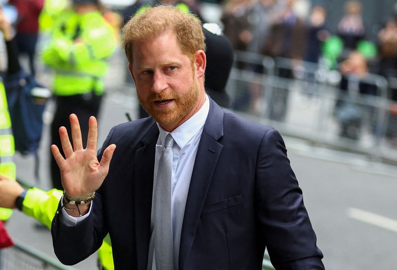 &copy; Reuters. الأمير البريطاني هاري في لندن يوم السابع من يونيو حزيران 2023. تصوير: هانا مكاي - رويترز.