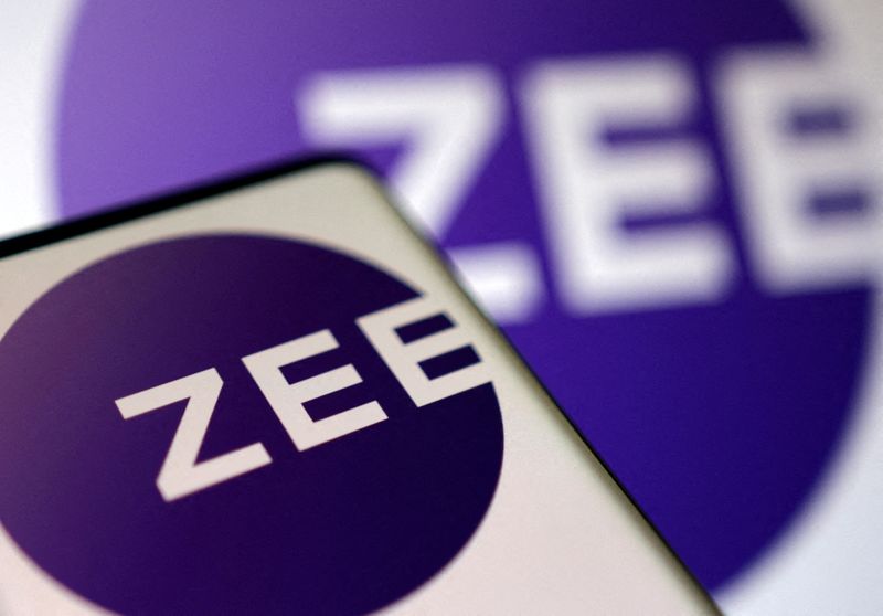 &copy; Reuters. FILE PHOTO: Zee Entertainment logo is displayed in this illustration taken, September 1, 2022. REUTERS/Dado Ruvic/Illustration/File Photo