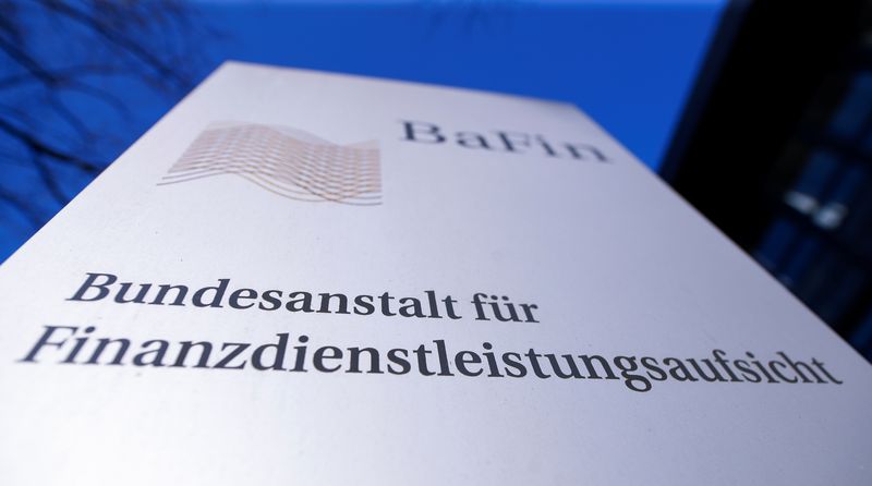 &copy; Reuters. Il logo dell'Autorità di vigilanza finanziaria tedesca BaFin.  REUTERS/Wolfgang Rattay