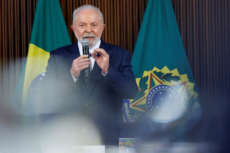 &copy; Reuters. Presidente Luiz Inácio Lula da Silva
20/12/2023
REUTERS/Adriano Machado