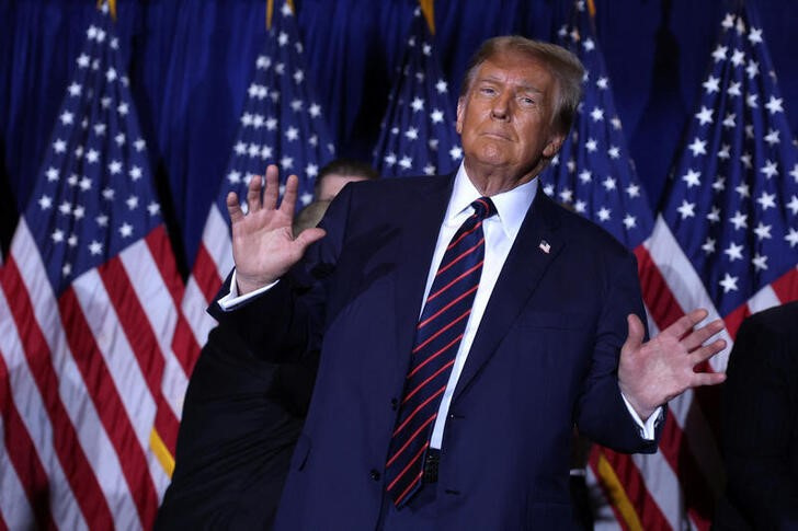 &copy; Reuters. Foto del martes del aspirante republicano Donald Trump en un acto em Nashua, Nuevo Hampshire
Ene 23, 2024. REUTERS/Mike Segar