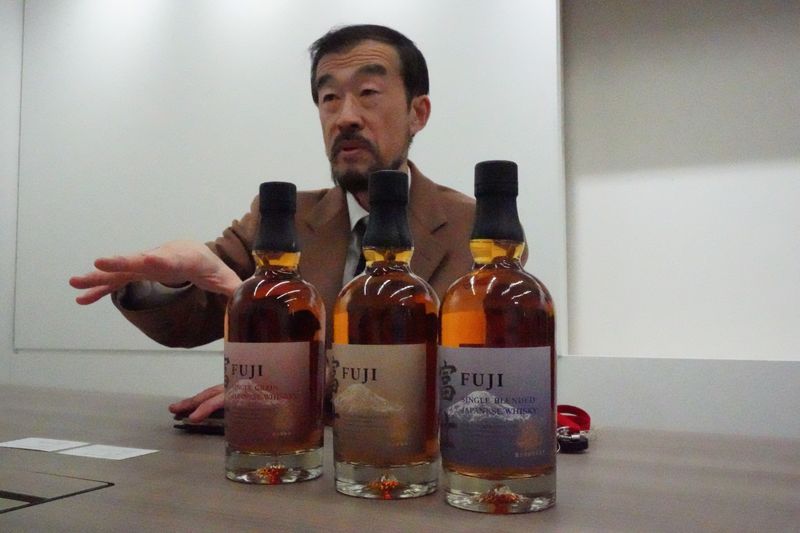 &copy; Reuters. Jota Tanaka, master blender for the whisky division of Japan's Kirin Holdings speaks to Reuters in an interview in Tokyo, Japan January 18, 2024. REUTERS/Mayu Sakoda