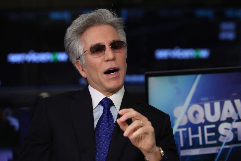 © Reuters. Bill McDermott, chairman and CEO of ServiceNow, speaks during an interview on the floor at the New York Stock Exchange (NYSE) in New York City, U.S., October 26, 2023. REUTERS/Brendan McDermid/File Photo