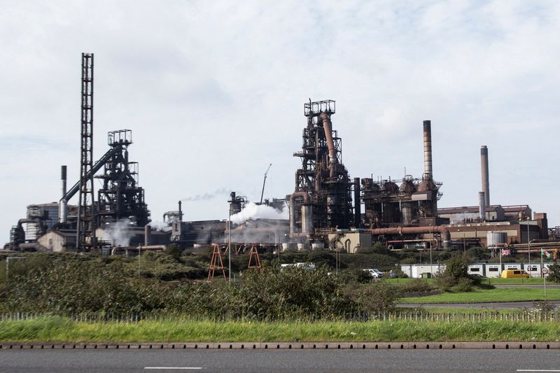 &copy; Reuters. FILE PHOTO: General view of the Tata Steel Port Talbot Steelworks plant, Wales, Britain September 15, 2023. REUTERS/Joann Randles/File Photo