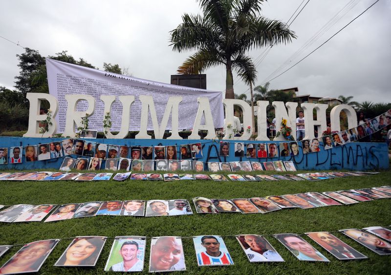 &copy; Reuters. Fotos de vítimas de Brumadinho são exibidas para marcar primeiro ano da tragédia
25/01/2020
REUTERS/Cristiane Mattos