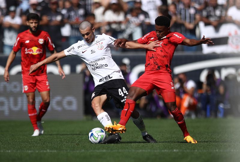 &copy; Reuters. Gabriel Moscardo em partida do Corinthians no Campeonato Brasileiro
02/07/2023
REUTERS/Carla Carniel